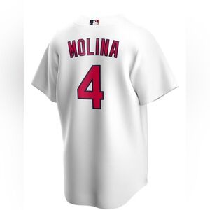 YADIER MOLINA ST LOUIS CARDINALS JERSEY YOUTH - WHITE